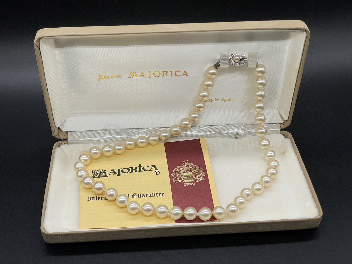 買取実績】MAJORICA マジョリカ パールネックレス 約8mm - 真珠を高く